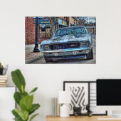 Poster 1969 Chevy Camaro Z/28 en HDR. (Bureau à domicile)