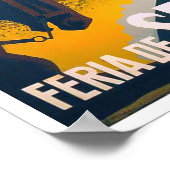 Poster 1969 Feria de Sevilla Espagne (Coin)