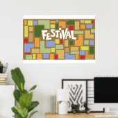 Poster 1969 Harlem Cultural Festival Stage Design (Bureau à domicile)