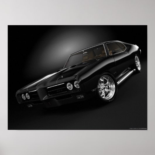 Poster 1969 pontiac gto "Le juge" - Customisé (Devant)