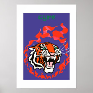 Poster 1970 Pologne Cirque Cyrk Publicité