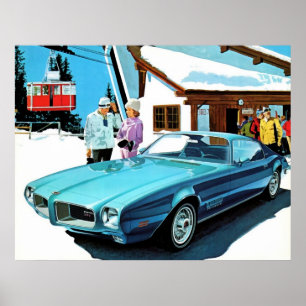 Poster 1971 Pontiac Firebird Espirit