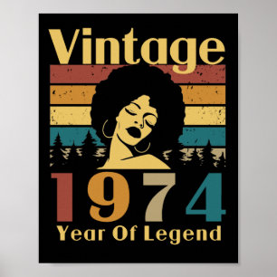 Poster 1974 vintage