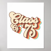 Poster 1975 Cl Réunion Rétro Cl De 75 Lycée (Devant)