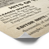 Poster 1980 Stethoscope Times for Nurse Retirement Party (Coin)