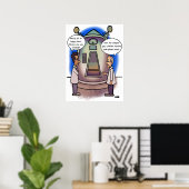 Poster 1987 Retour Dans Le Temps (Bureau à domicile)