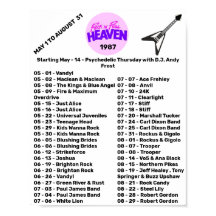 1987 - ROCK'N'ROLL HEAVEN (PARTIE 2)