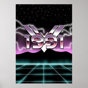 Poster 1991 Tech noir
