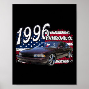 Poster 1996 96 Impala Lowrider Ss 4 juillet Américain