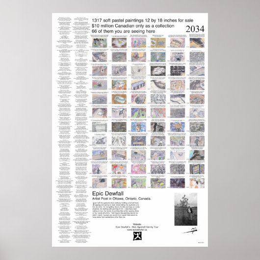 Poster 19 Droomkunst (Voorkant)