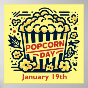 Poster 19 janvier - Fête du maïs soufflé