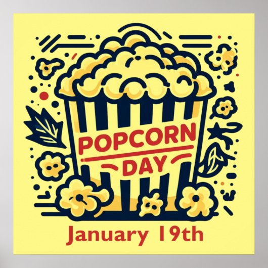 Poster 19 janvier - Fête du maïs soufflé (Devant)