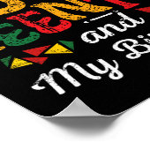 Poster 19 juin Mois de l'histoire des Noirs Anniversaire  (Coin)