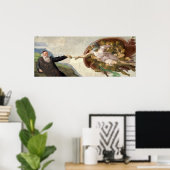 POSTER 19 KISLEV- CRÉATION DE L'HOMME (Bureau à domicile)