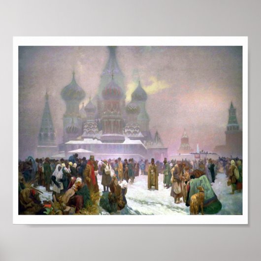 Poster #19 L'abolition du servage en Russie, Mucha (Devant)