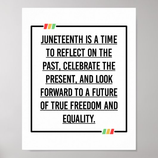 Poster 19°, Liberté des Afro-Américains. (Devant)