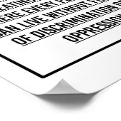 Poster 19°, Liberté des Afro-Américains. (Coin)