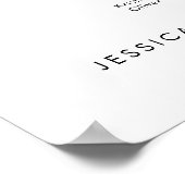 Poster 19 Tableaux Nos personnes préférées Plan de tablea (Coin)