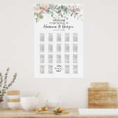 Poster 19 tables verdure & table mariage rose (Cuisine)
