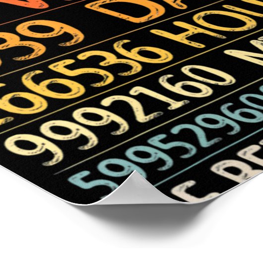 Poster 19 Years 228 Months 988 Weeks Birthday Ninteenth 1 (Coin)