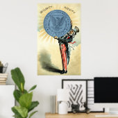 Poster 19C Oncle Sam aime l'argent (Bureau à domicile)