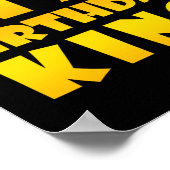 Poster 19e anniversaire Cadeau pour 19 ans Anniversaire R (Coin)