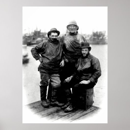 Poster 19e C. Pêcheurs souriants (Devant)