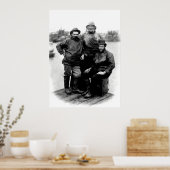 Poster 19e C. Pêcheurs souriants (Cuisine)