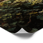 Poster 19e siècle Jardin de plaisance indien peinture à l (Coin)