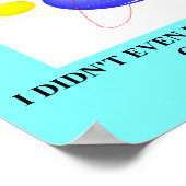 Poster 19neutrinos ont une blague de physique de masse (Coin)