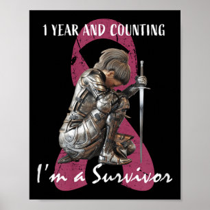 Poster 1 an Cancer Sans Pink Breast Cancer Survivant Gif