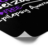 Poster 1 an Saisie Gratuit Mois de sensibilisation à l'ép (Coin)