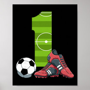 Poster 1 Anniversaire Football Premier Anniversaire Enfan