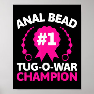 Poster #1 Bouton à perles O Champion de guerre Drôle Amus
