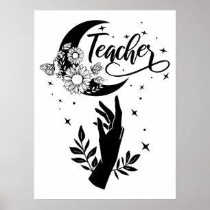 Poster 1- Chemise d'enseignant inspirant, Enseignant mini