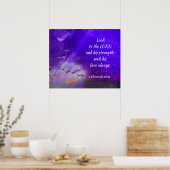 Poster 1 Chroniques 16:11 Regardez le Seigneur (Cuisine)