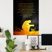 Poster 1 Chroniques 4:10 Verse de la Bible (Bureau à domicile)