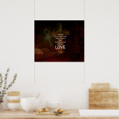 Poster 1 Corinthiens 13:13 Versets de la Bible Citation s (Cuisine)