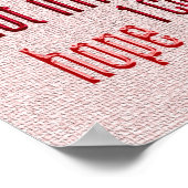 Poster 1 Corinthiens 13:1-13 Tissu cardiaque (Coin)