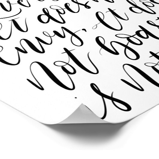 Poster 1 Corinthiens 13:4 (1 sur 3) (Coin)