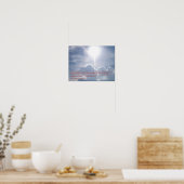 Poster 1 Corinthiens 13:4 6-7 Nuages (Cuisine)