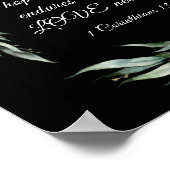 Poster 1 Corinthiens 13:7-8 L'amour n'échoue jamais Orchi (Coin)