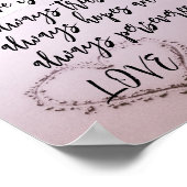 Poster 1 Corinthiens 13 L'amour est Patient Ocean Beach (Coin)