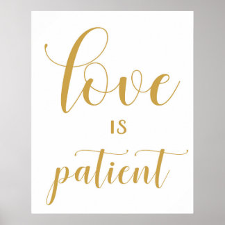 Poster 1 Corinthiens 13 - Signes Mariages