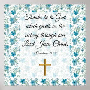 Poster 1 Corinthiens 15:57