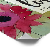 Poster 1 Corinthiens 16 14 Tout en amour Bible Verse (Coin)