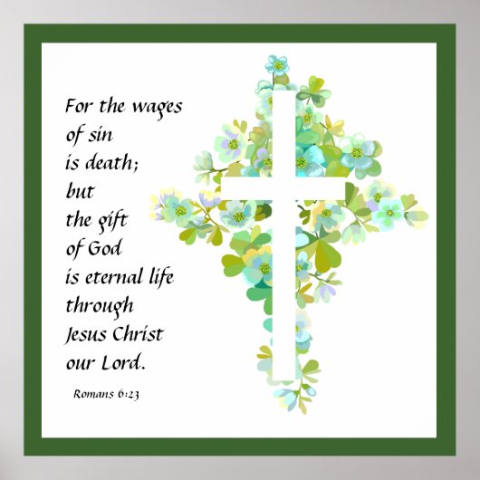 Poster 1 Corinthiens 1:18 (Devant)