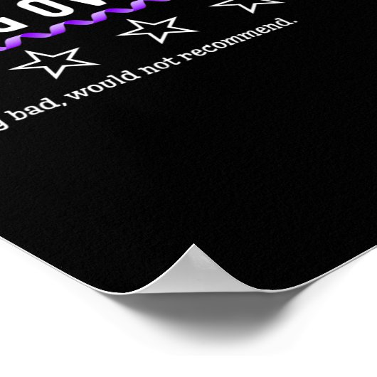 Poster 1 Étoile Évaluation Conscience de l'overdose de dr (Coin)