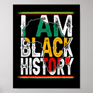 Poster 1 Je Suis Le Mois De L'Histoire Noire African Amer