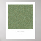 Poster 1 Million de décimales de ² (Devant)